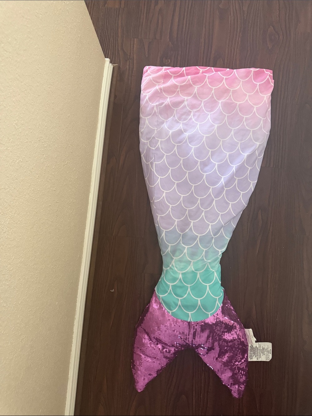 Justice Ombre Mermaid Tail Skirt in Pink, Purple & Aqua